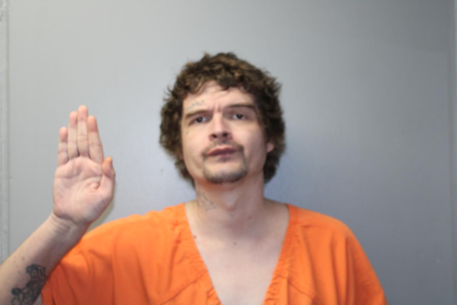 Booking photo of Justin Russell Clements
