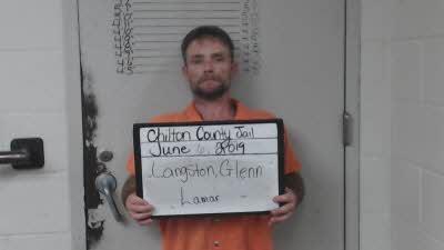 Booking photo of Glenn Lamar Langston